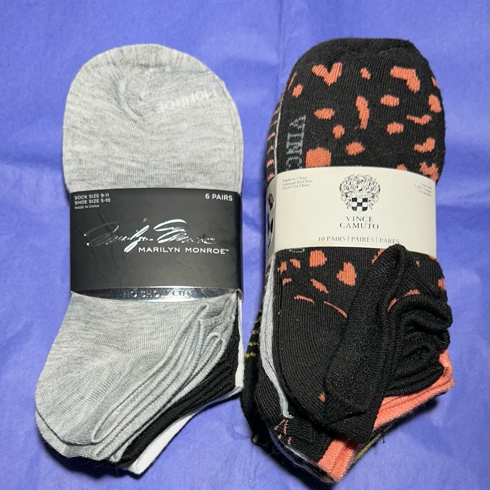 MARILYN MONROE & VINCE CAMUTO BOOTIE SOCKS